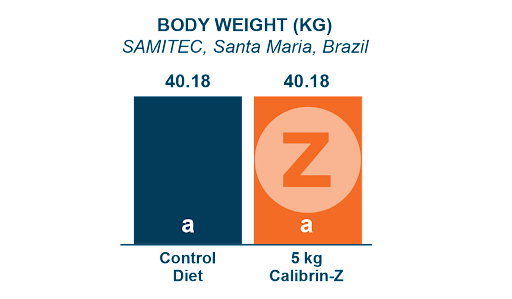 Body Weight and Calibrin-Z Info Graphic | Amlan International