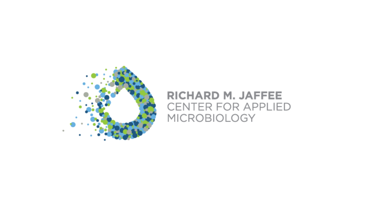 Logotipo de um Laboratório central de Richard M. Jaffee.