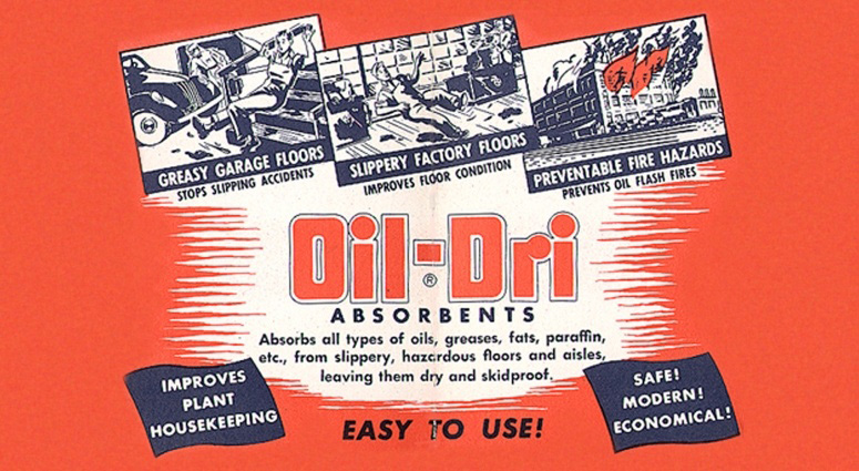 Logotipo vintage Oil-Dri